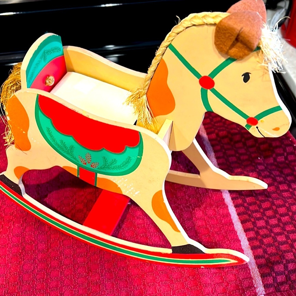Hallmark vintage rocking horse